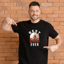 Camisa Fotográfica do Dia do Pai do Melhor Pai Mod