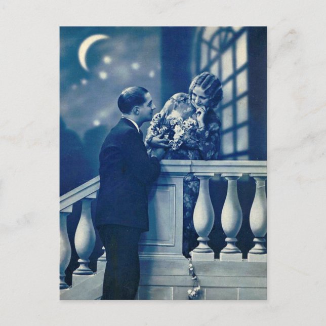 Camisa francesa - Cartão postal romântico venenoso (Frente)