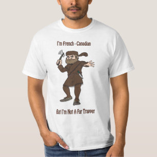 Camisa francesa do canadense T
