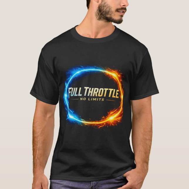 Camisa Full Throttle No Limits – Energia de Fogo e (Frente)