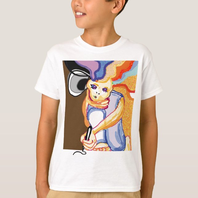 camisa fumadora de artista (Frente)