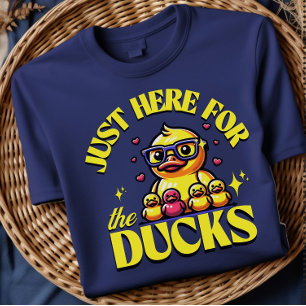 Camisa Funny Duck Só Estou Aqui Pelos Patos Trocad
