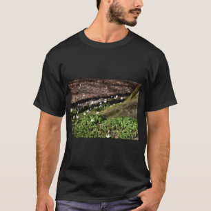 Camisa Fusão de Champanhe com Tronco de Árvore