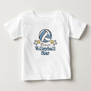 Camisa futura do bebê T da estrela do voleibol