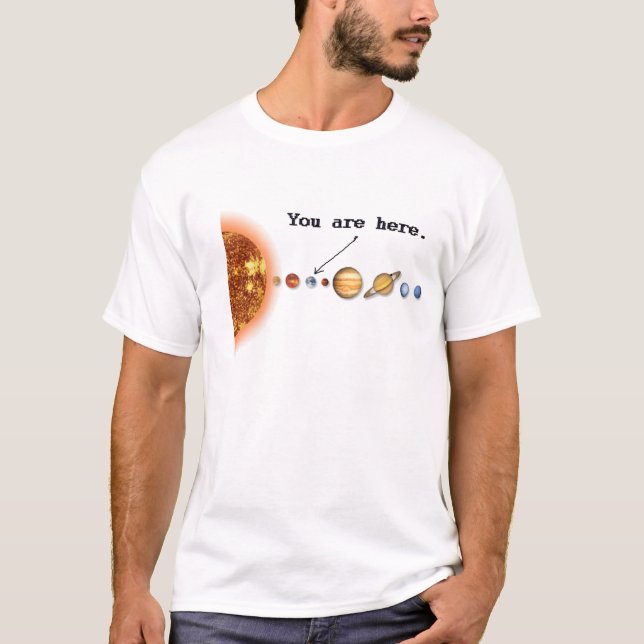 camisa galáctica do mapa t (Frente)