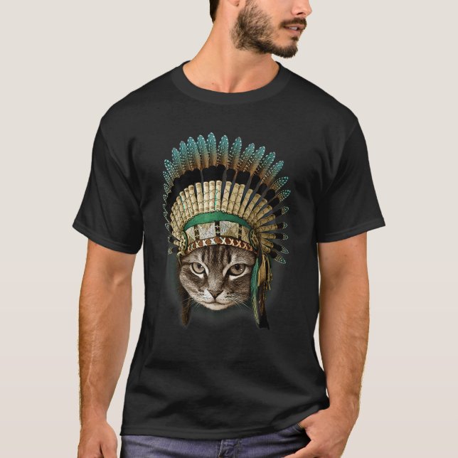 Camisa Gato Americana Nativa (Frente)