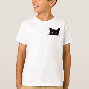 Camisa Gato Cuja Gata Esconde-Se Em Camisa De Bols