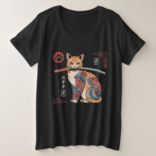Camisa Gato-Gato de Laranja Estilizada com Intrato