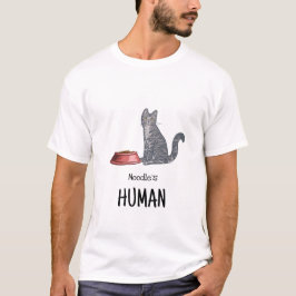 Camisa Gato Tabby Cinza