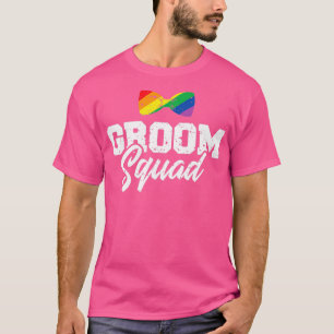 Camisa Gay Groom Squad para Festa de Solteiro