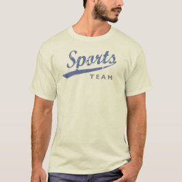 Camisa genérica da equipe desportiva
