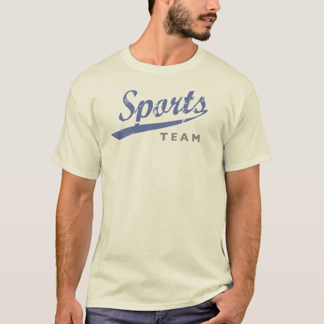 Camisa genérica da equipe desportiva (Frente)