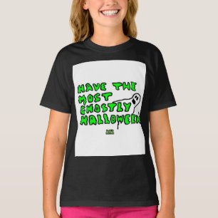 Camisa Gengatosa de Halloween Meninas Negras Básic