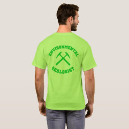 Camisa Geóloga Ambiental (impressão de fundo)