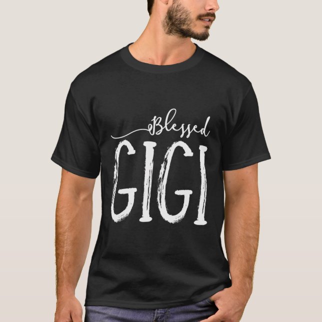 Camisa Gigi Abençoada Para A Avó Gigi Presente Par (Frente)