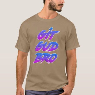 Camisa Git Gud Bro Contorno Branco menino
