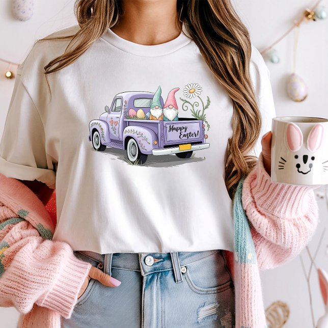 Camisa Gnomo e Caminhão de Páscoa Bonito - Primave (Criador carregado)