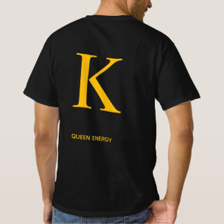 Camisa Gold Letter k Queen Energy – Preto Luxo