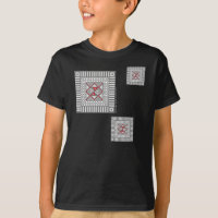 Camisa Gométrica Alternativa de Crianças e Bebês E