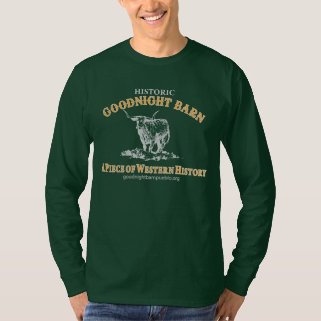 Camisa Goodnight Barn Manga Longa (Frente)