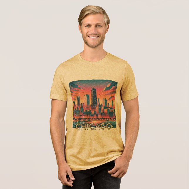 Camisa Gráfica CHICAGO (Frente Completa)