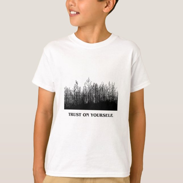 Camisa Gráfica com Silhueta de Árvore Artística (Frente)
