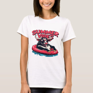 Camisa Gráfica das Víbias de Verão