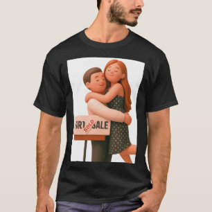 Camisa Gráfica de Casal de Imóvel Vendido para Nov