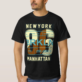 Camisa Gráfica de Manhattan de Nova Iorque
