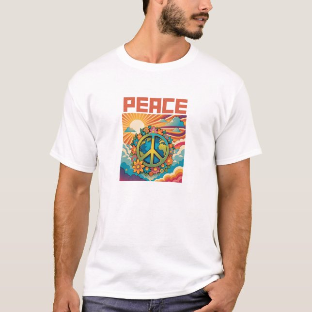 Camisa Gráfica de Paz Retroativa (Frente)