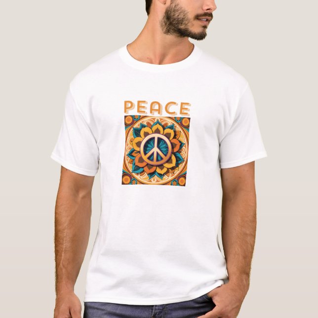 Camisa Gráfica de Paz Retroativa (Frente)