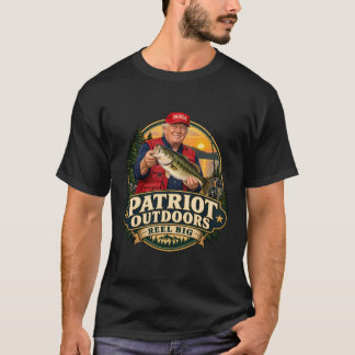 Camisa Gráfica de Pesca Grande da Patriot Outdoors