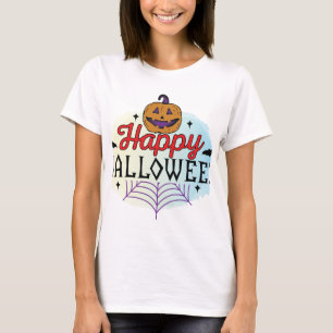 Camisa Gráfica do Dia das Bruxas - Spooky e Na mod