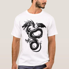 Camisa Gráfica do Dragão Mitológico Ousado por GJA