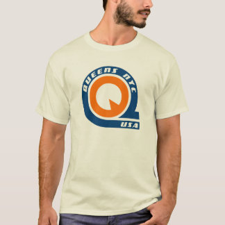 Camisa gráfica do Queens New York "Q"