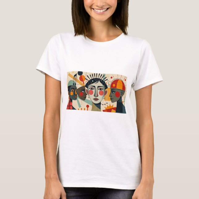 Camisa Gráfica Inspirada na pop (Frente)