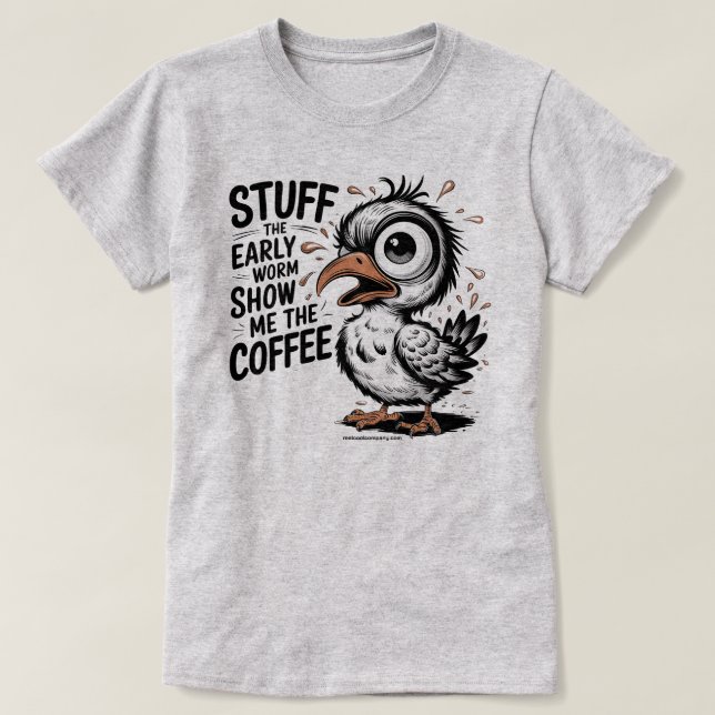 Camisa Gráfica Sassy - Atitude Engraçada (Frente do Design)