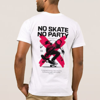 Camisa Gráfica Sem Festa Sem Skate
