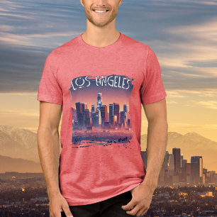 Camisa Gráfica T-Shirt Tri-Blend de Los Angeles