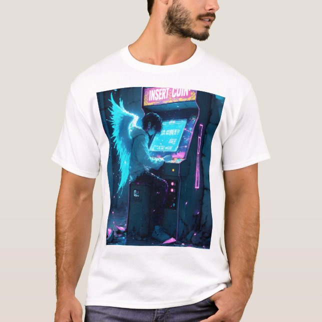 Camisa Gráfica Temática Anime Cyber Punk (Frente)