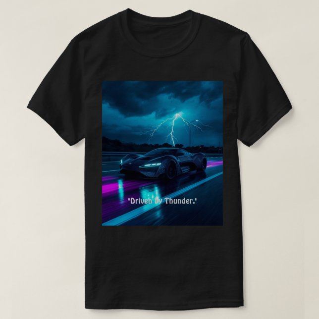 Camisa Gráfica Tempestade Relâmpago Hipercarro Cib (Frente do Design)