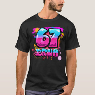 Camisa Grafite 67 Bold Camiseta Estilo Arte Urba