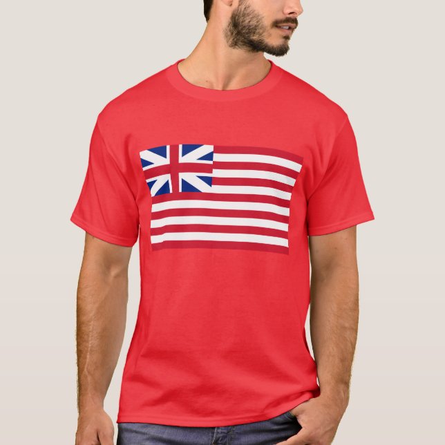 Camisa grande da bandeira de união dos EUA (Frente)