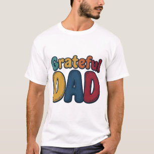 Camisa Grata Pai Letra Bolha Retro Design_1