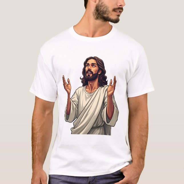 Camisa Gravada Fé Vintage Jesus Cicatriz de Prego  (Frente)