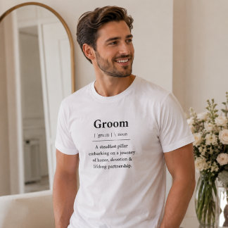 Camisa Groom Definition | Presente para o Noivo