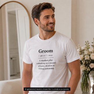Camisa Groom Definition | Presente para o Noivo