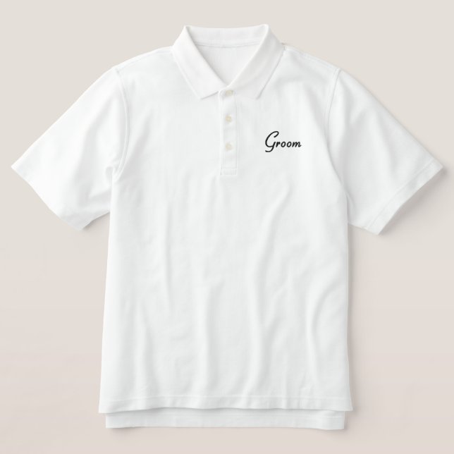 Camisa Groom Polo (Design Front)