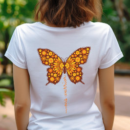 Camisa guerreira da esclerose múltipla, fita laran