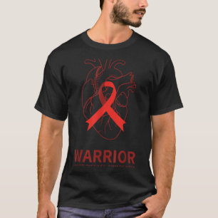 Camisa Guerreiro do Coração Conscientização do Cor